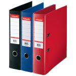 Esselte Essentials A4 Polypropylene Lever Arch File 75mm. Assorted. Pack (3). 628327