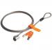 Kensington Microsaver Notebook Lock Security Cable 6ft 4.5mm Carbon Tempered Steel Core