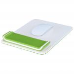 Leitz Ergo WOW Mouse Pad with Adjustable Wrist Rest Green 65170054