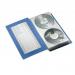Esselte Dataline CD Storage Book for 48 CDs - Grey/ Blue