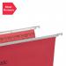 Rexel-Foolscap-Suspension-Files-with-Tabs-and-Inserts-for-Filing-Cabinets-30mm-base-100-Recycled-Manilla-Red-Crystalfile-Classic-Pack-of-50-70622