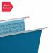Rexel-Foolscap-Suspension-Files-with-Tabs-and-Inserts-for-Filing-Cabinets-30mm-base-100-Recycled-Manilla-Blue-Crystalfile-Classic-Pack-of-50-70625