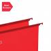 Rexel-Foolscap-Heavy-Duty-Suspension-Files-with-Tabs-and-Inserts-for-Filing-Cabinets-30mm-base-Polypropylene-Red-Crystalfile-Extra-Pack-of-25-70632