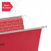 Rexel-Foolscap-Suspension-Files-with-Tabs-and-Inserts-for-Filing-Cabinets-50mm-base-100-Recycled-Manilla-Red-Crystalfile-Classic-Pack-of-50-71752