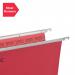 Rexel-Foolscap-Suspension-Files-with-Tabs-and-Inserts-for-Filing-Cabinets-15mm-V-base-100-Recycled-Manilla-Red-Crystalfile-Classic-Pack-of-50-78141