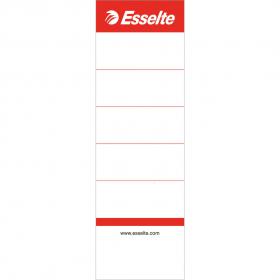 Esselte Lever Arch File Spine Labels 75mm - White (Pack of 100) 81080