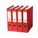 Esselte No.1 Lever Arch File Slotted 75mm Spine A4 Red - Outer carton of 10