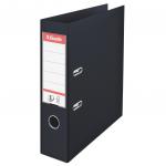 Esselte No.1 Lever Arch File Slotted 75mm Spine A4 Black - Outer carton of 10 811370