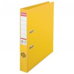 Esselte No.1 Plastic Lever Arch File A4 50mm Yellow - Outer carton of 10 811410