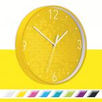 Leitz WOW Silent Wall Clock Yellow 90150016