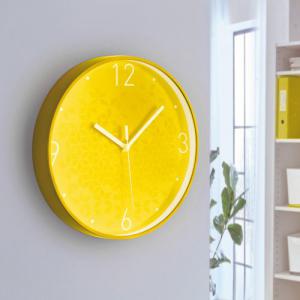 Leitz Wow Silent Wall Clock Yellow 90150016