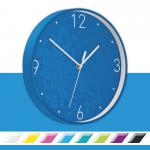 Leitz WOW Silent Wall Clock Blue 90150036