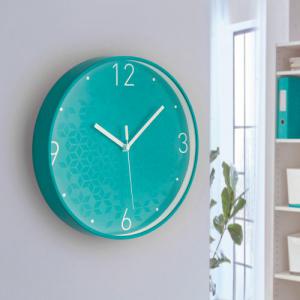 Click to view product details and reviews for Leitz Wow Silent Wall Clock Ice Blue 90150051.