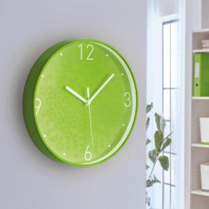 Click to view product details and reviews for Leitz Wow Silent Wall Clock Green 90150054.