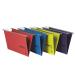 Rexel Foolscap Suspension Files with Tabs and Inserts for Filing Cabinets, 15mm V-base, 100% Recycled Manilla, Assorted Colours, Multifile Plus, Pack