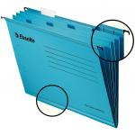 Esselte Classic Reinforced Suspension File A4 - Blue (Pack of 10) 93133