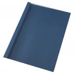  PAVO A4 Leather Look 1.5 mm Thermal Binding Cover - Clear/Blue  (Pack of 25) : Office Products