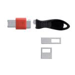 Kensington USB Port Lock with Blockers Black
