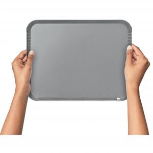 Photos - Dry Erase Board / Flipchart Nobo Mini Magnetic Whiteboard Slim Silver Frame 220x280mm QB05142CD 