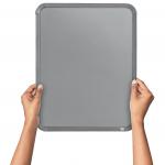 Nobo Mini Magnetic Whiteboard Slim Silver Frame 360x280mm QB05442CD