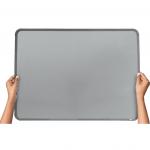 Nobo Small Magnetic Whiteboard Slim Silver Frame 580x430mm QB05742C