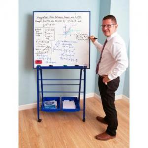 Click to view product details and reviews for Big A Frame Mobile Magnetic Drywipe Easel Blue.